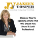 Janeen Speaking Tips online
