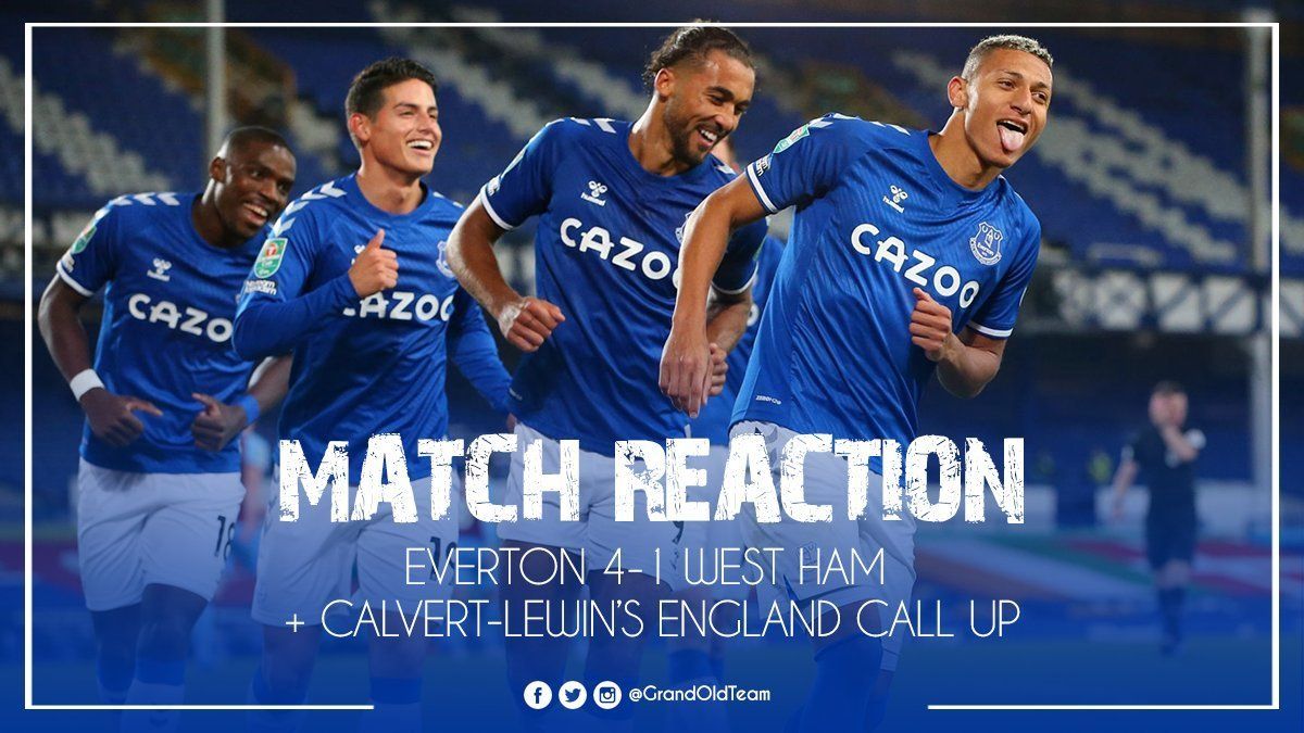 Everton 4-1 West Ham & Calvert-Lewin England Call-Up