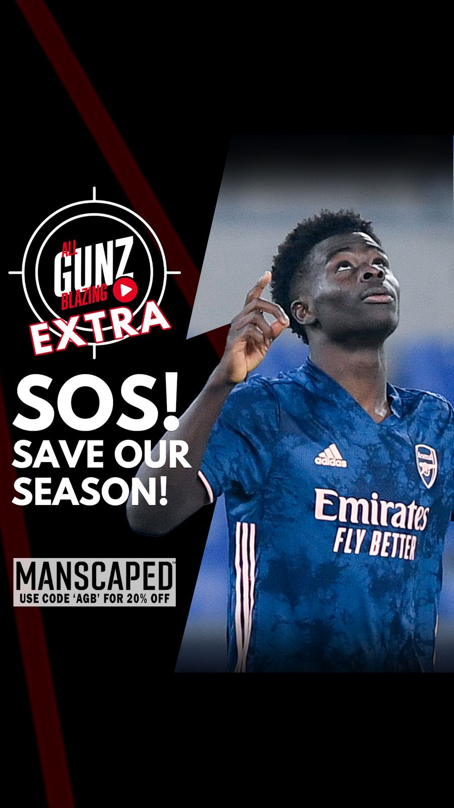 S3 Ep83: SOS! Save Our Season! | AGB Extra - Arsenal vs Benfica Special Feat DT
