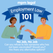 Employment Law 101 Podcast title no jab no job-01
