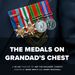 The Medals on Grandad s Chest ident