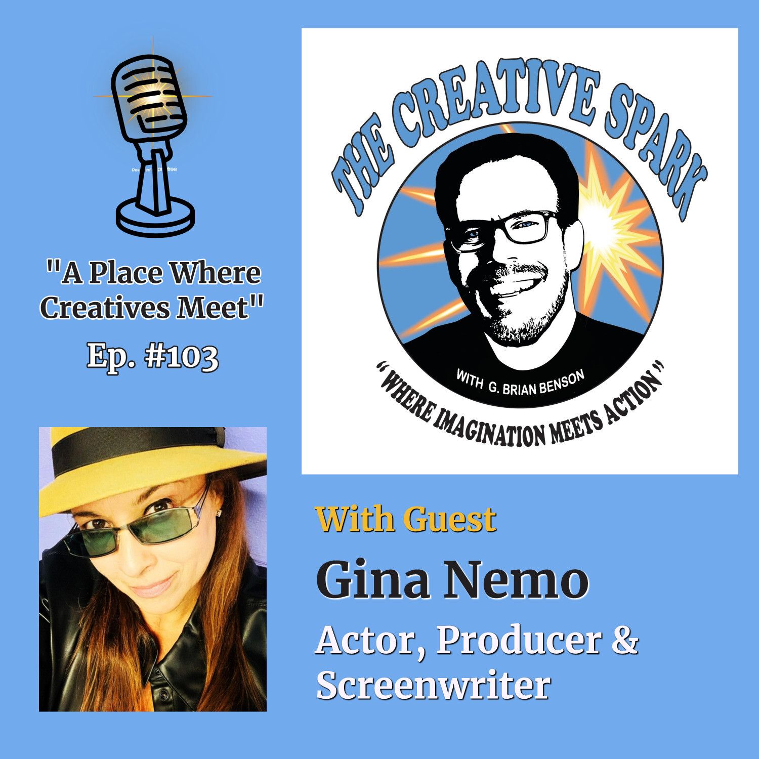 103: The Creative Spark Ep. 103 with Guest Gina Nemo Image